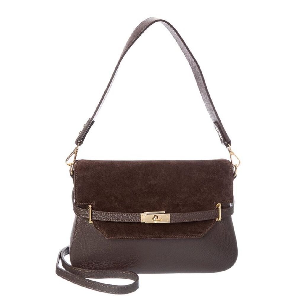 Isabella Rossetti Phoebe27 Leather Shoulder Bag, Brown